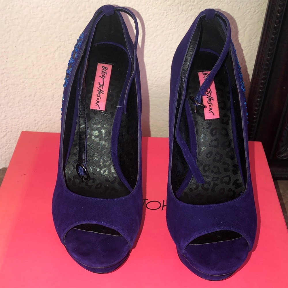 Extravagant pair of heels